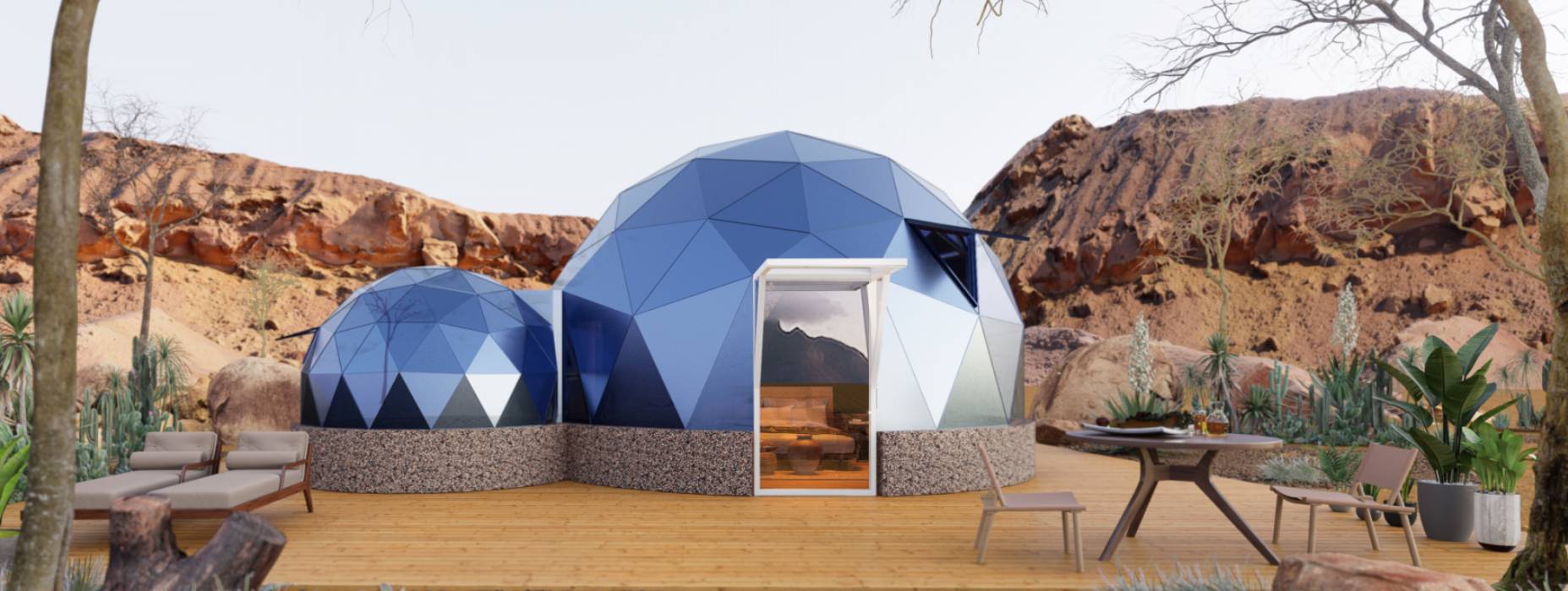 城阳区球形智能光伏玻璃星空房